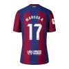 Conjunto (Camiseta+Pantalón Corto) FC Barcelona Marcos A. 17 Primera Equipación 23-24 - Niño